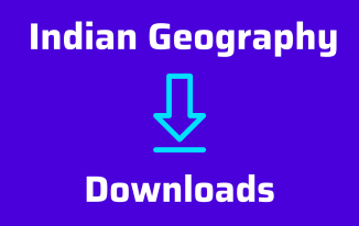 Indian Geography Notes PDF In Hindi