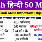 Hindi objective question class 12