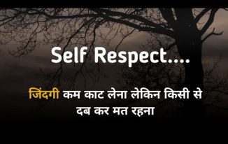 Self Respect Status In Hindi