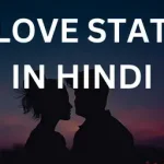 Facebook Status In Hindi Love