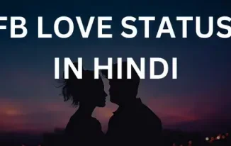 Facebook Status In Hindi Love