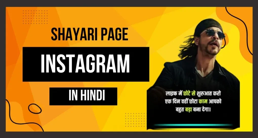 Instagram Bio For Shayari Page In Hindi