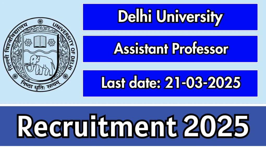 दिल्ली यूनिवर्सिटी द्याल सिंह ईवनिंग कॉलेज सहायक प्रोफेसर भर्ती 2025 के लिए आवेदन करें