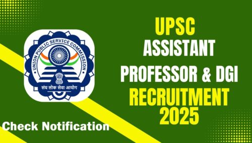UPSC भर्ती 2025 – 40 वैज्ञानिक, प्रशिक्षण अधिकारी और अन्य पदों के लिए आवेदन करें, 15 मई से पहले