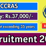 CCRAS जूनियर रिसर्च फेलो भर्ती 2025 – 1 पोस्ट के लिए वॉक-इन