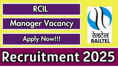 RCIL सीनियर मैनेजर भर्ती 2025 – ऑफलाइन आवेदन प्रक्रिया के बारे में जानें